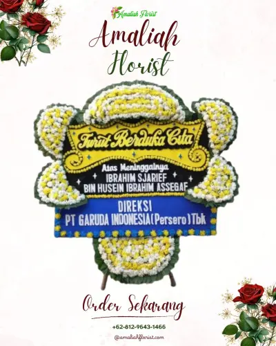 Papan Bunga Duka di Selosabrang