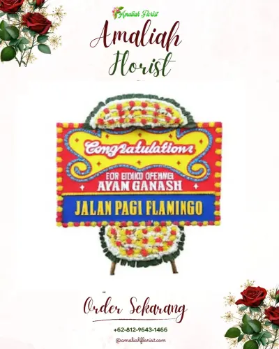 Bunga Papan Congratulation di Selosabrang